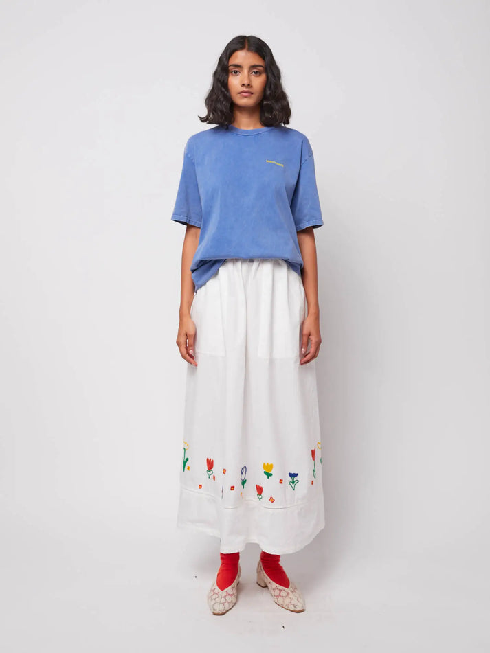 Bobo Choses - Garden Embroidery Poplin Skirt