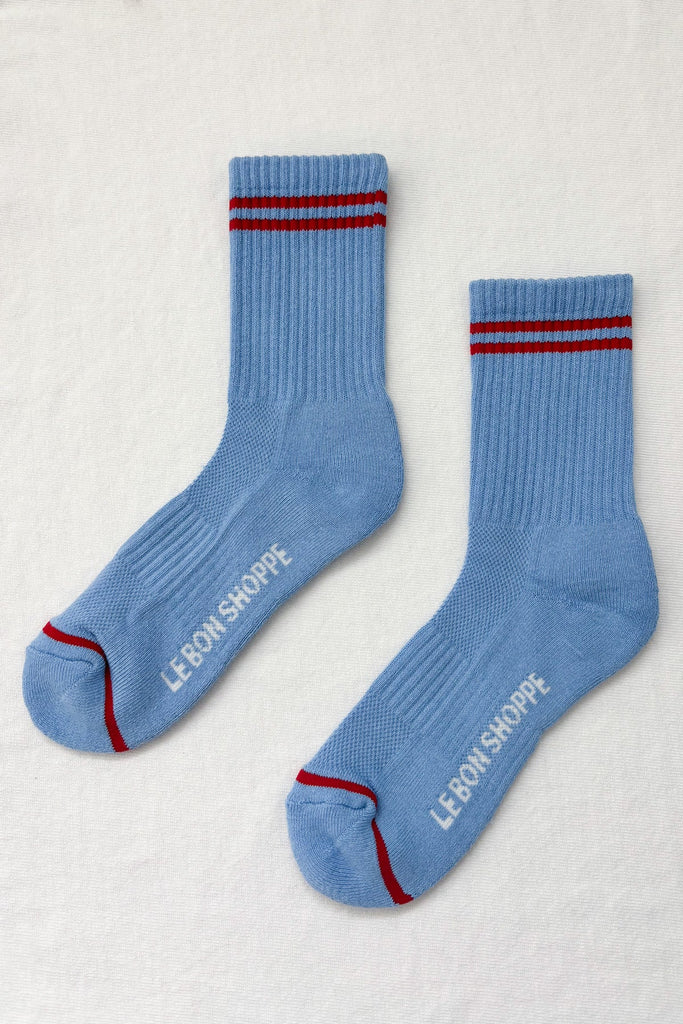 Le Bon Shoppe Boyfriend Socks Ciel Blue