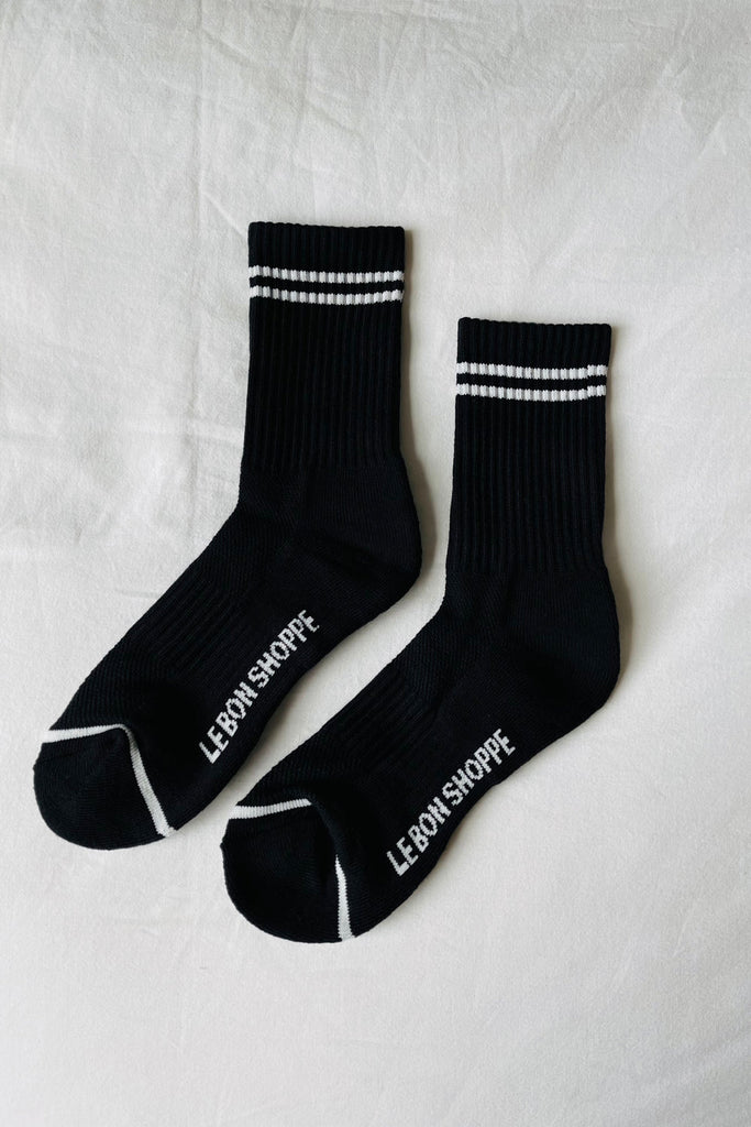 Le Bon Shoppe Boyfriend Socks - Noir