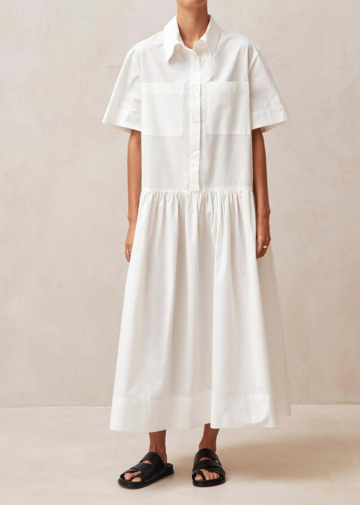 Alohas Bay White Midi Dress – CONRADO®