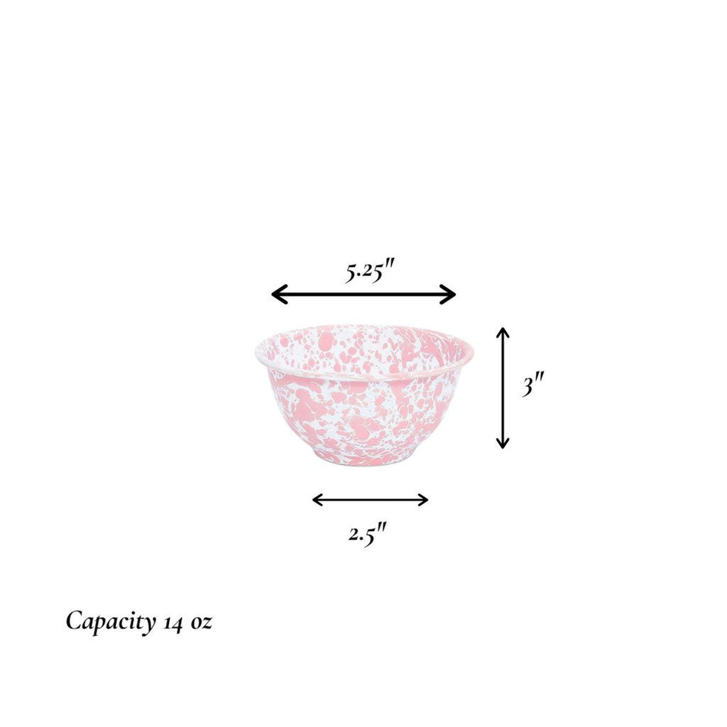 Crow Canyon Home - Splatter Enamelware Small Footed Bowl