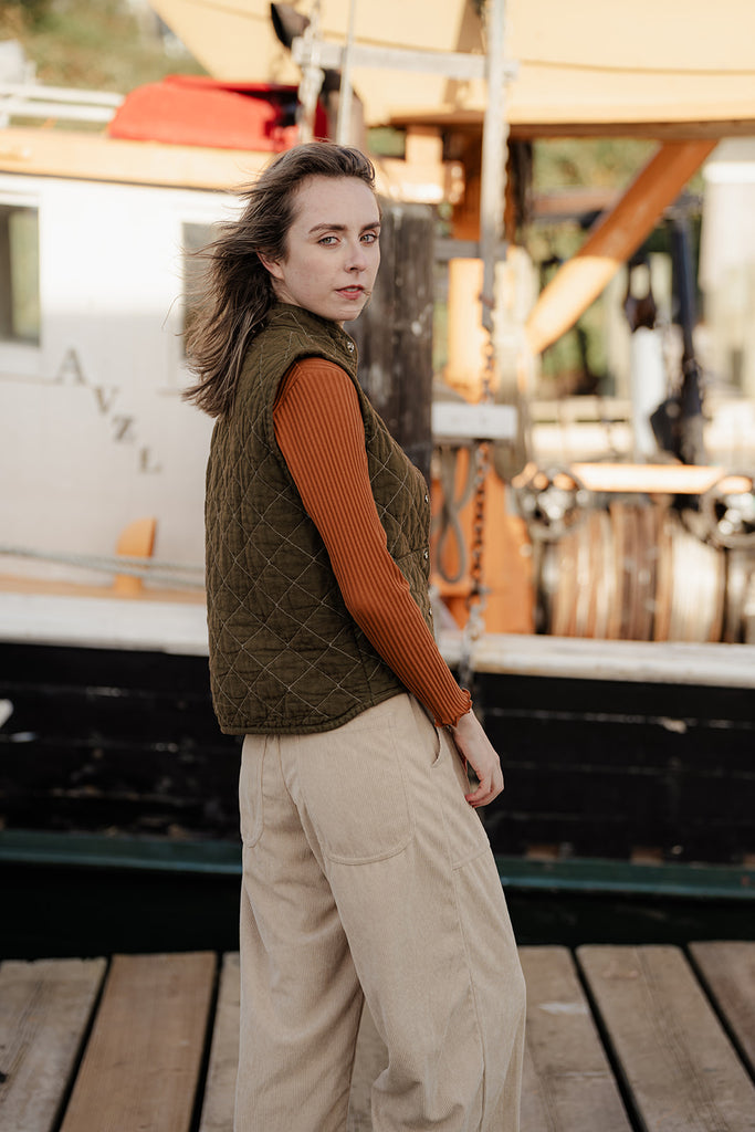 Back Lindsey Corduroy Pants - Women's Corduroy Pants - Conrado