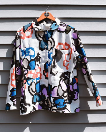 Polina Printed Chore Coat