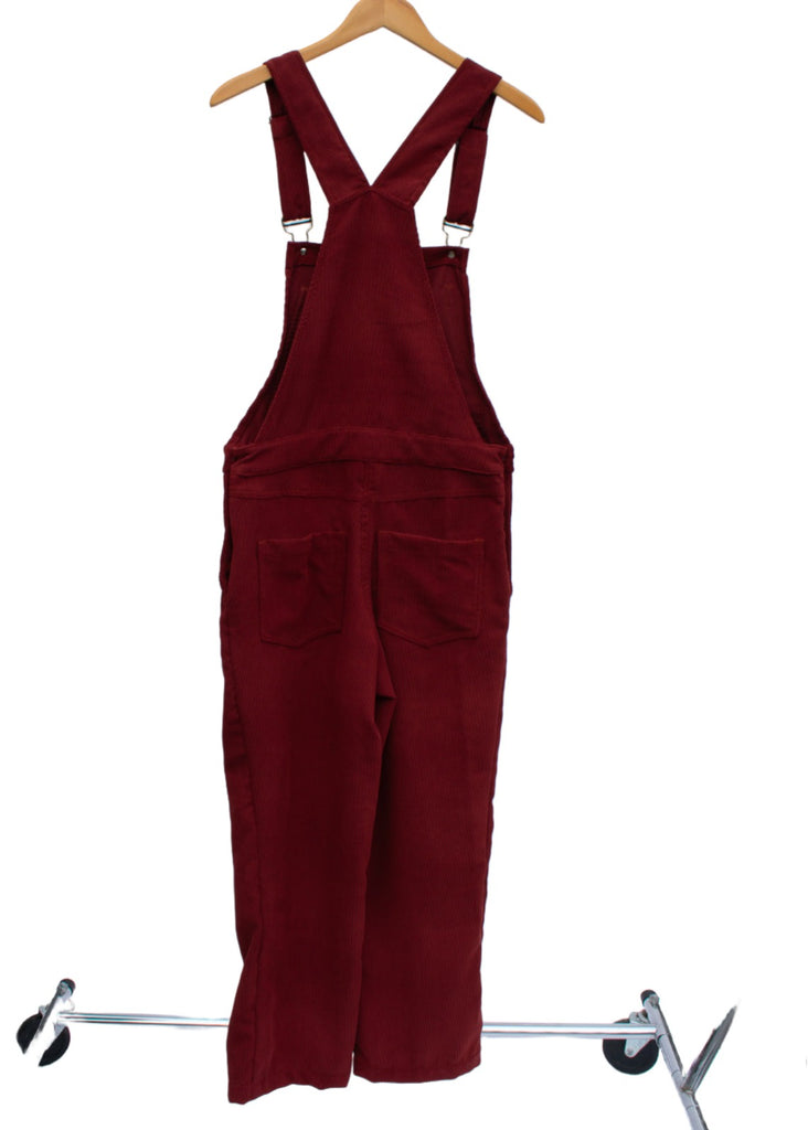 Conrado Connie Utility Corduroy Overalls - Utility Overalls - Rust Back