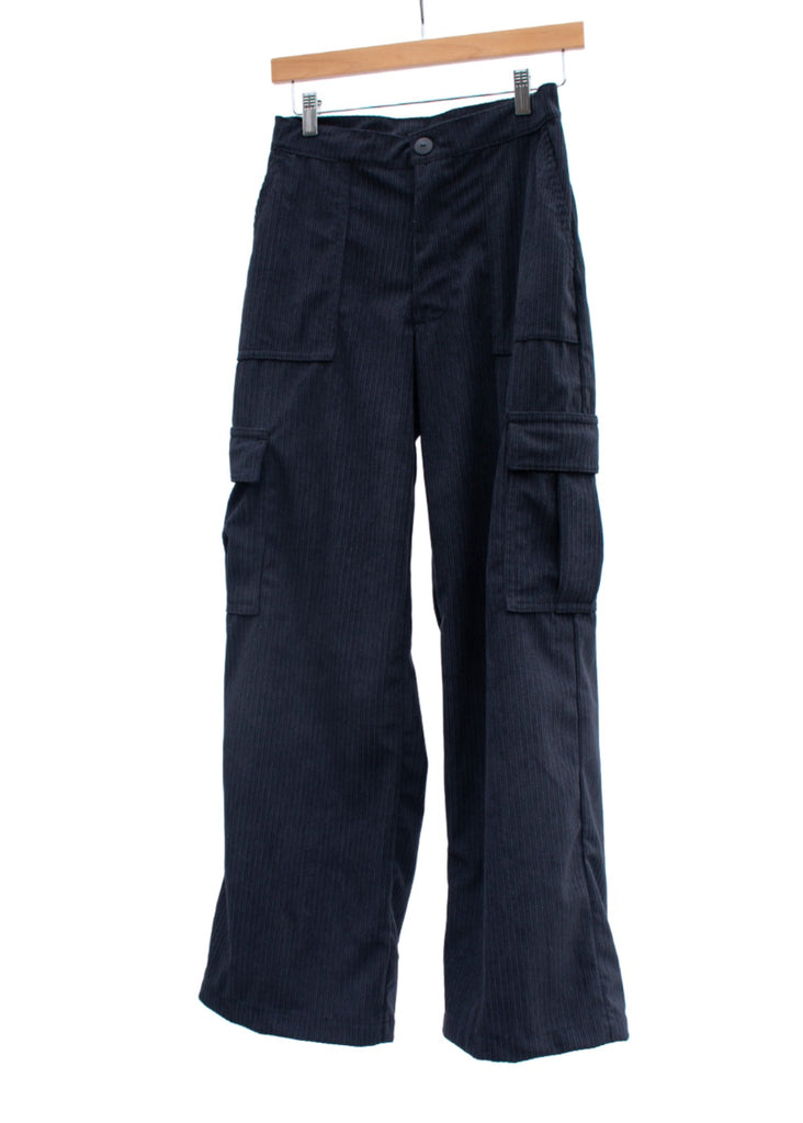 Womens Adrienne Corduroy Cargo Pant Black