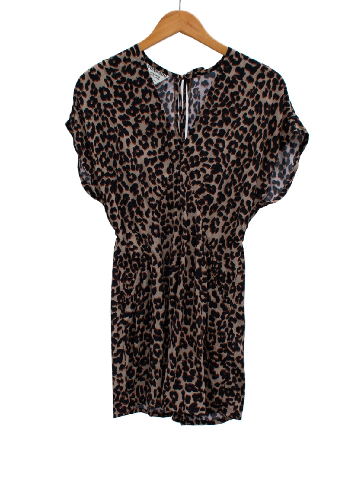 Women's Short Romper - Julia Leopard Print Short Romper