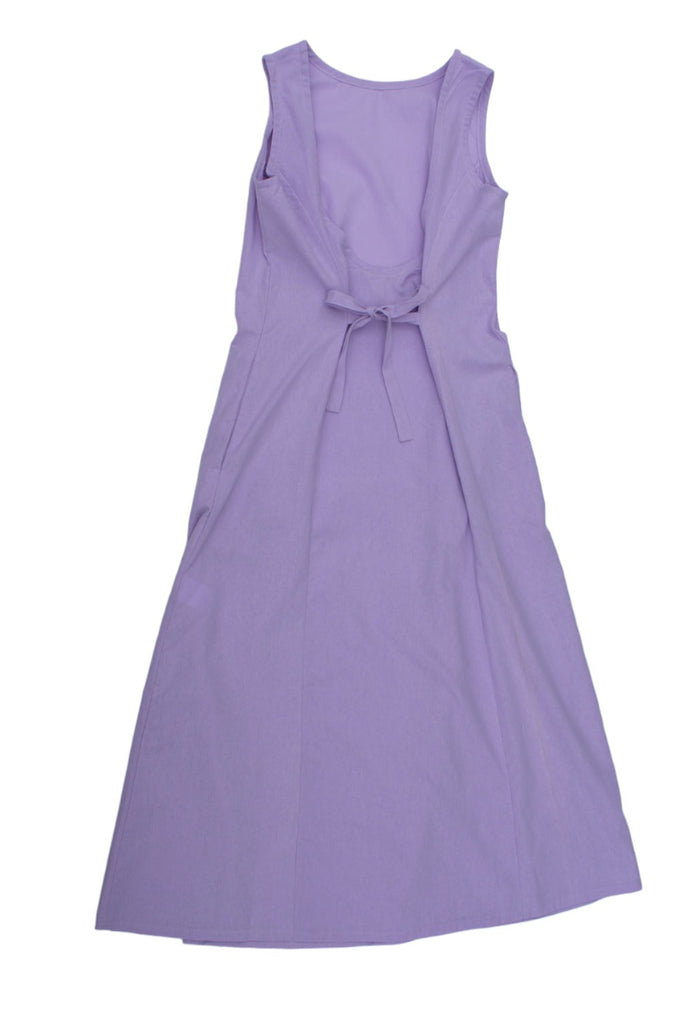Conrado Dress - Val Lilac Midi Dress - Back of Dress