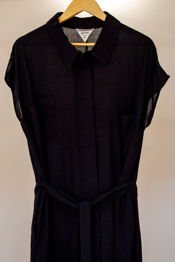 Black Shirt Dress