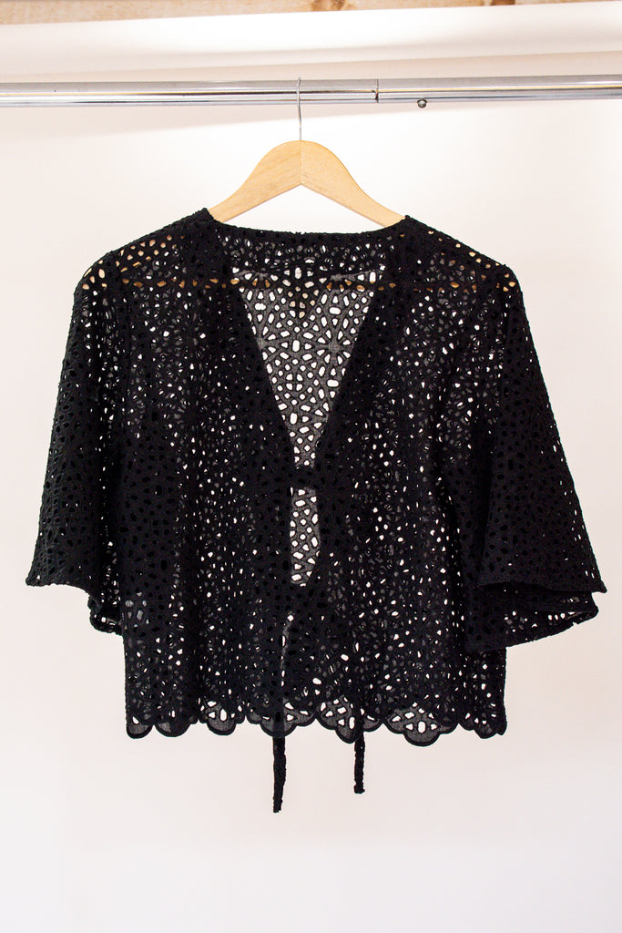 Lexi Flounce Sleeve Tied Top