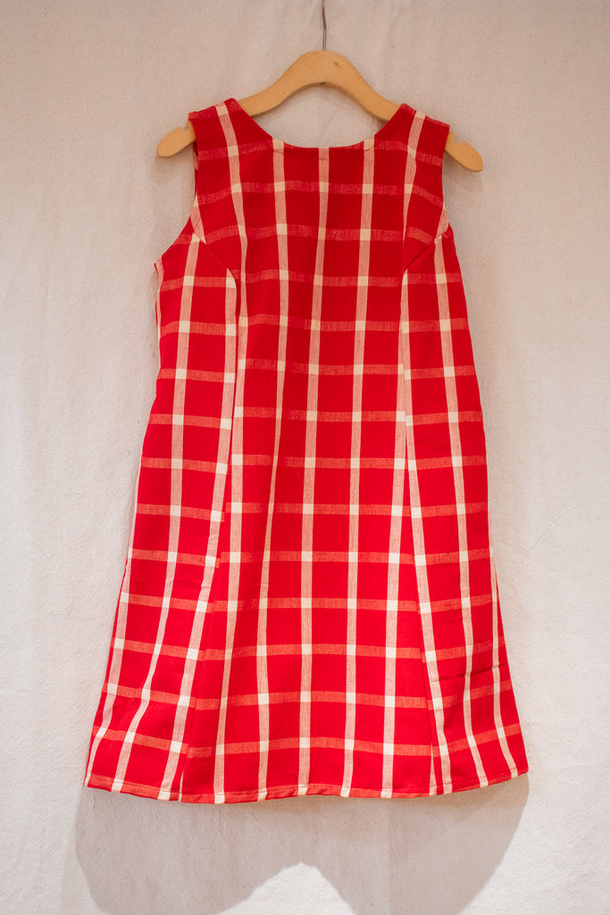 Gal Red Plaid Mini Dress Red Plaid