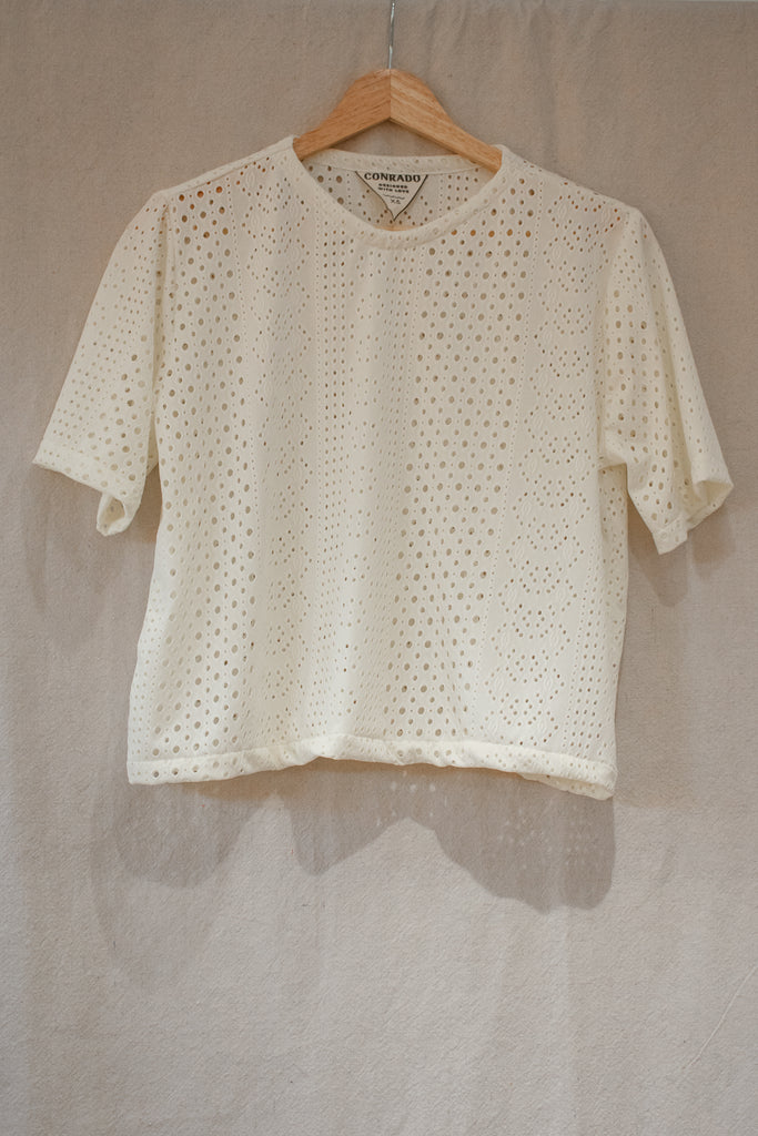 Forest Eyelet Top TShirt