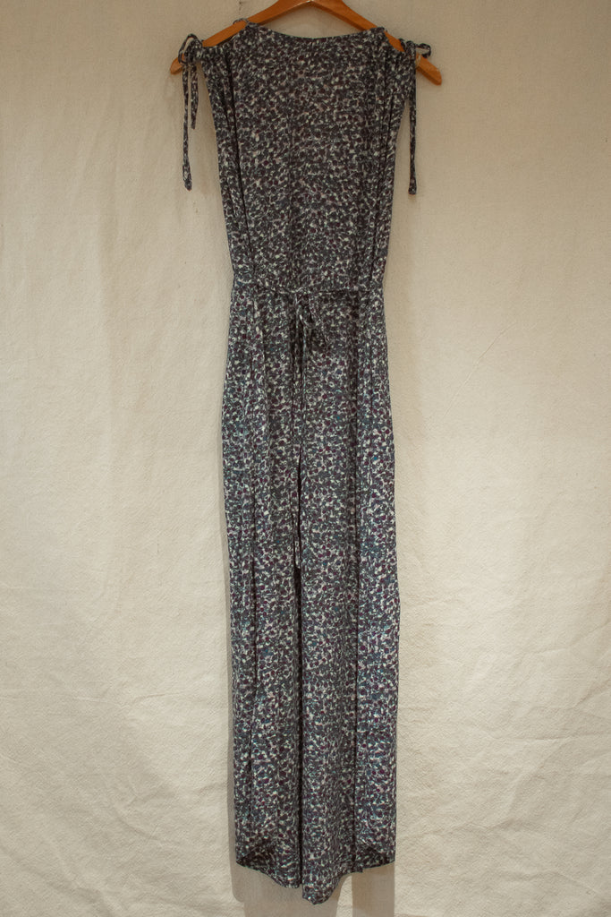 Frances Drawstring Print Maxi Dress