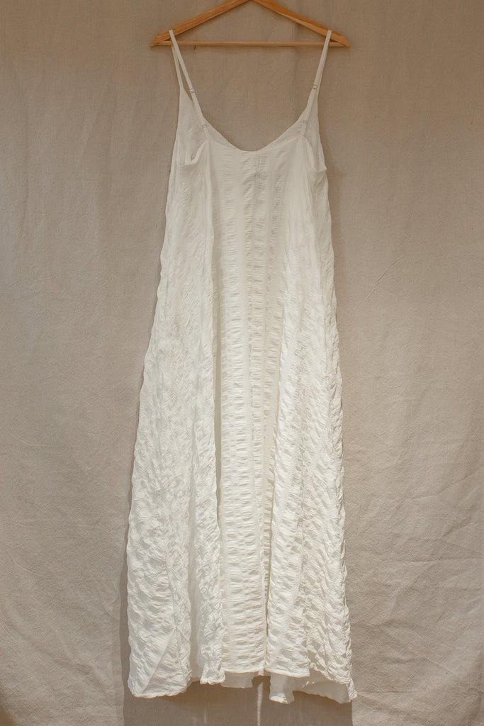 Devi Spaghetti Strap Maxi Dress White