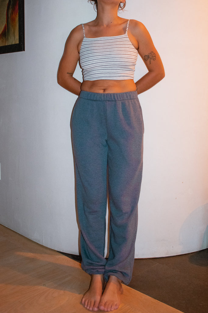 Hinkley Relaxed Jogger Sweatpants - Blue Slate Sweatpants