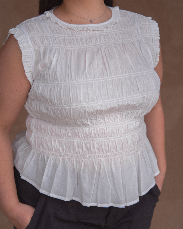 Sønderhaus White Malia Tank 