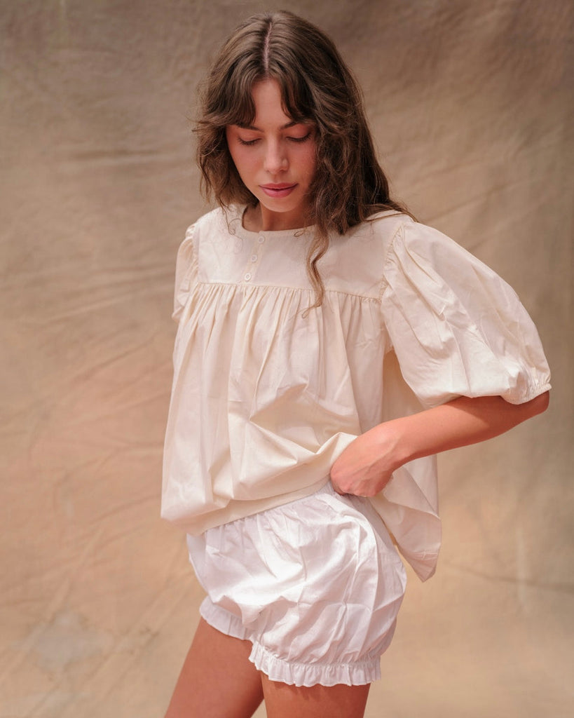 Sønderhaus Emmylou Blouse - Crema Emmylou Blouse