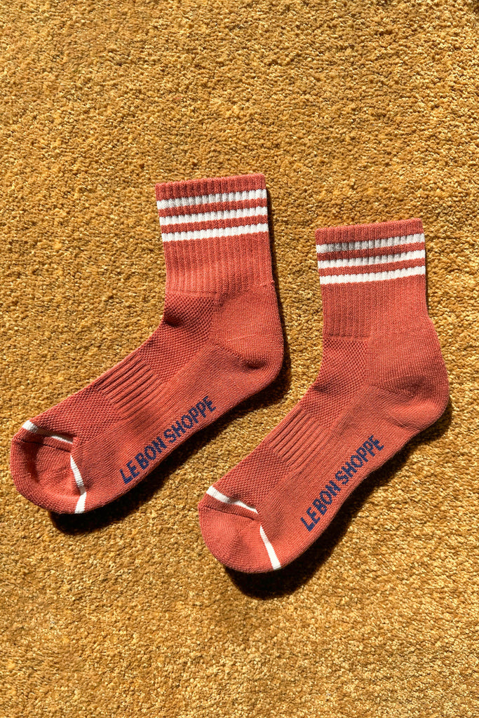 Le Bon Shoppe Girlfriend Sock - Terracotta 