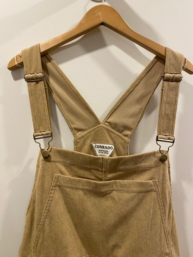 Conrado Corduroy Connie Utility Overalls - Corduroy Bib Overalls - Front Detail