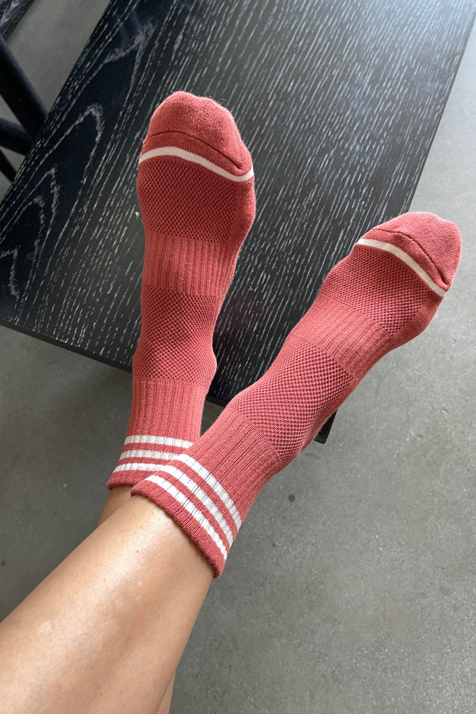 Le Bon Shoppe Girlfriend Sock - Terracotta 