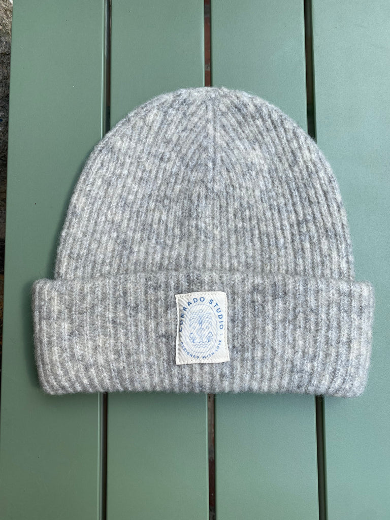 Conrado Double Cuff Rib Beanie - Grey Beanie