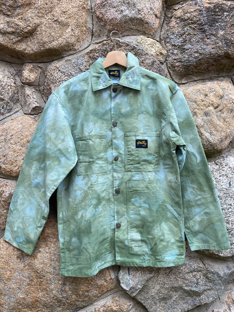 Riverside Tool & Dye X Stan Ray Dyed Work Coat - Kelp