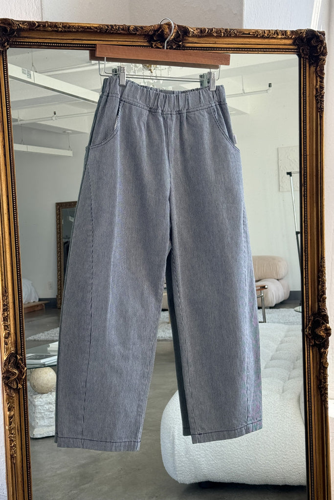 Le Bon Shoppe -Blue Stripe Arc Pants