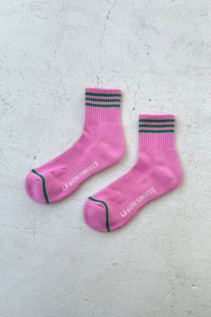 Le Bon Shoppe Girlfriend Socks Rose Pink