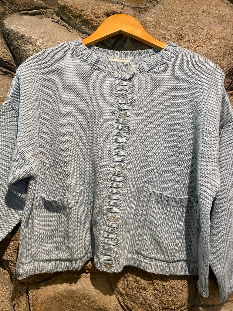Honest Cotton - Louisa Fog Cardigan