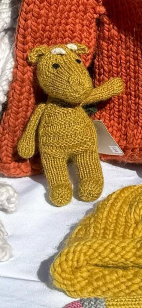 LM Knitted Baby Stuffed Toy - Hand Knitted Baby Soft Toy