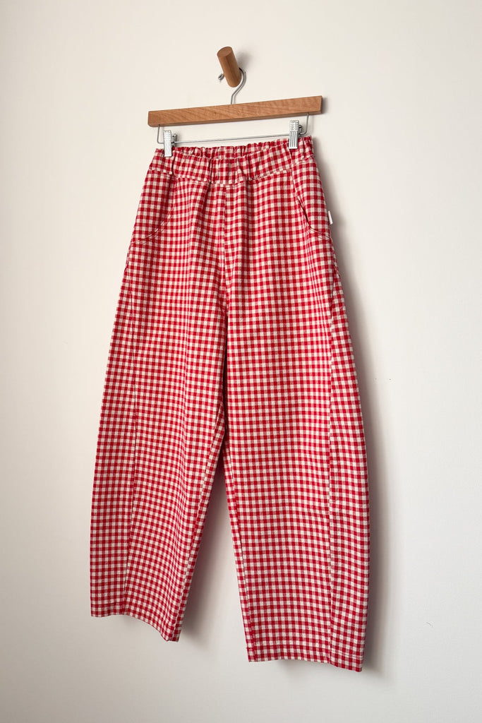 Le Bon Shoppe - Red Gingham Arc Pants