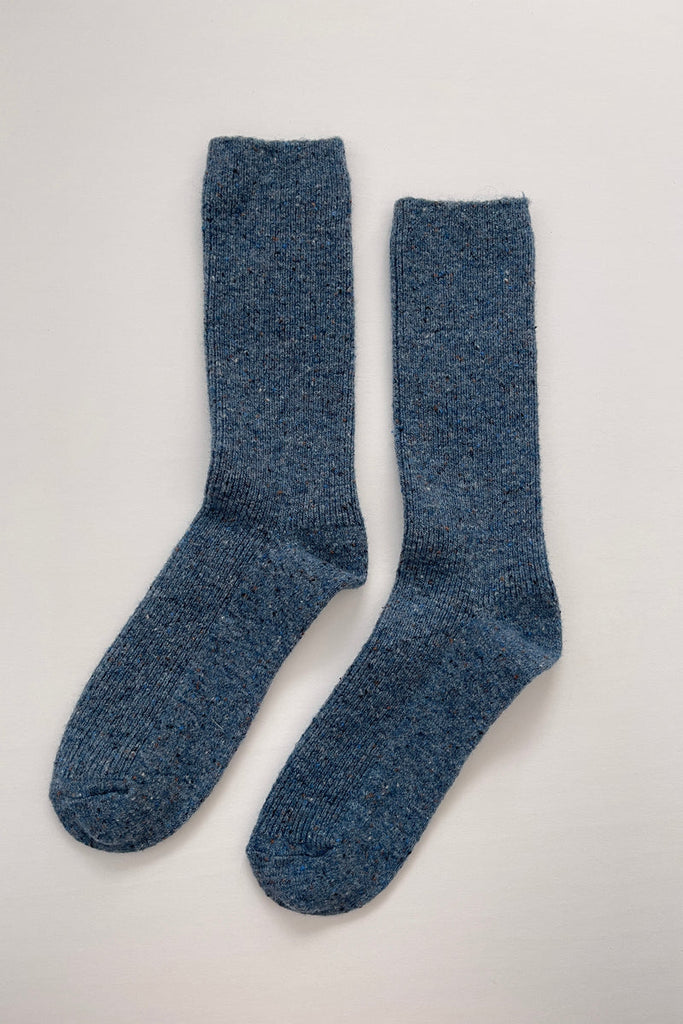 Le Bon Shoppe Denim Blue Snow Socks