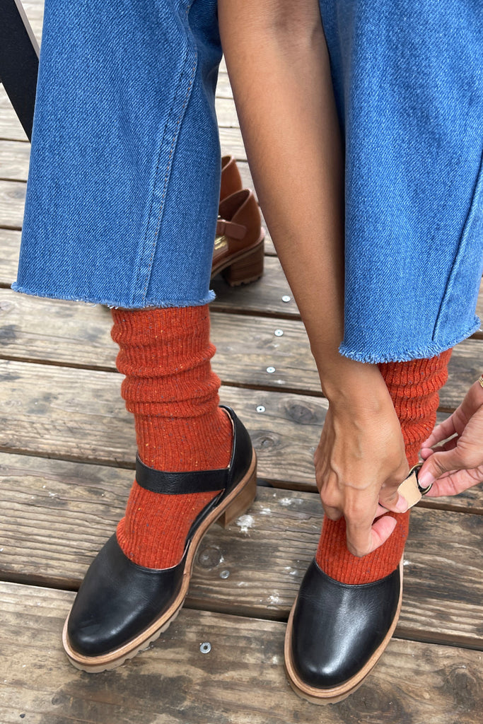 Le Bon Shoppe Snow Socks Gingerbread