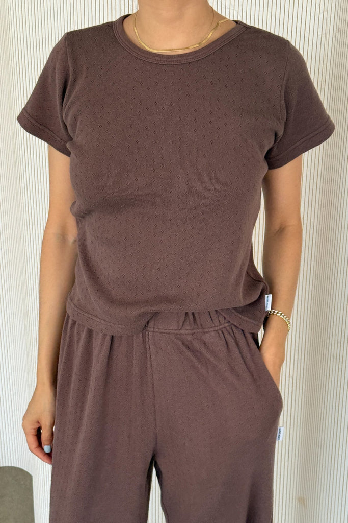 Le Bon Shoppe - Pointelle Baby Tee