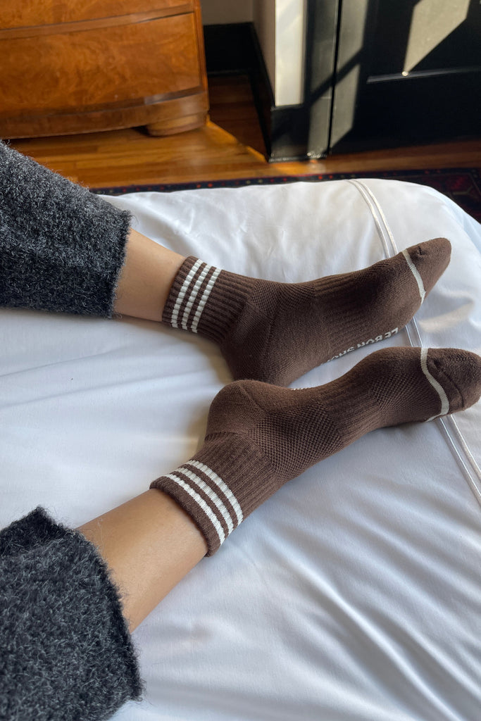 Le Bon Shoppe Girlfriend Sock - Mahogany 