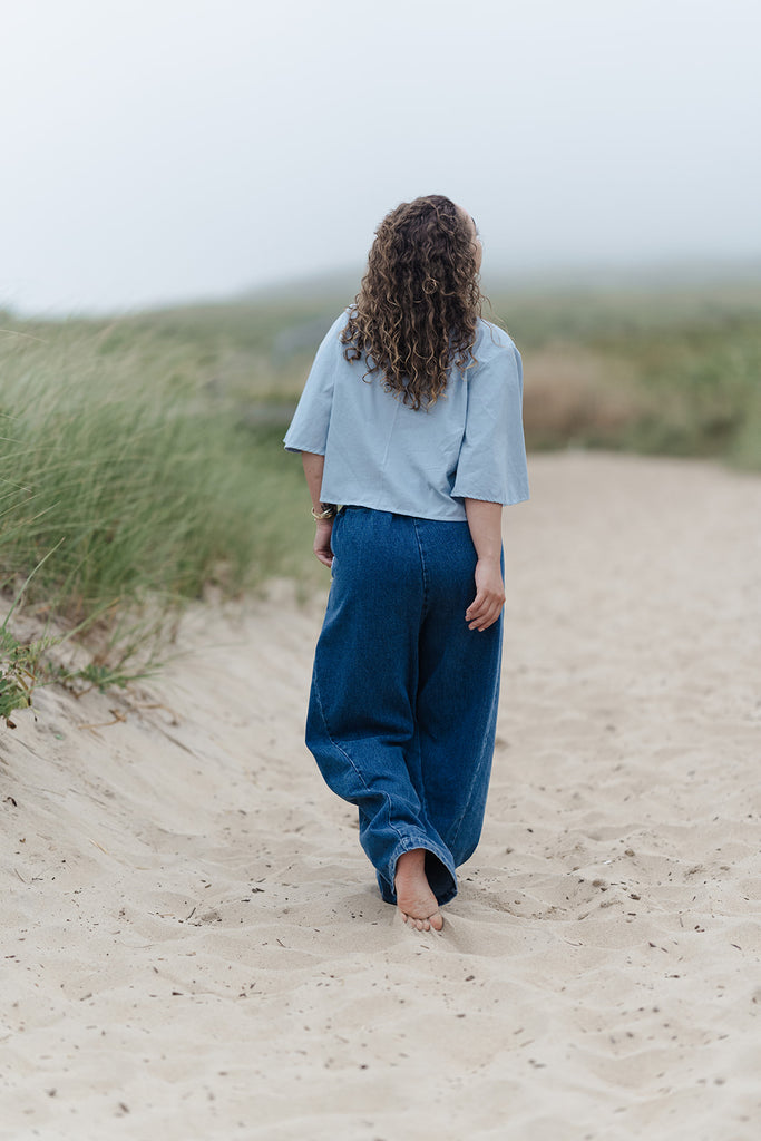 Conrado Top- Evie Flounce Sleeve Tied Top