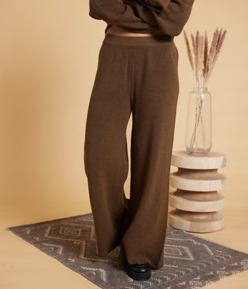 Known Supply Helena Sweater Pant - Teak