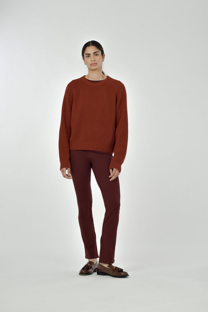 Paper Label Avery Crew Neck Cotton Sweater