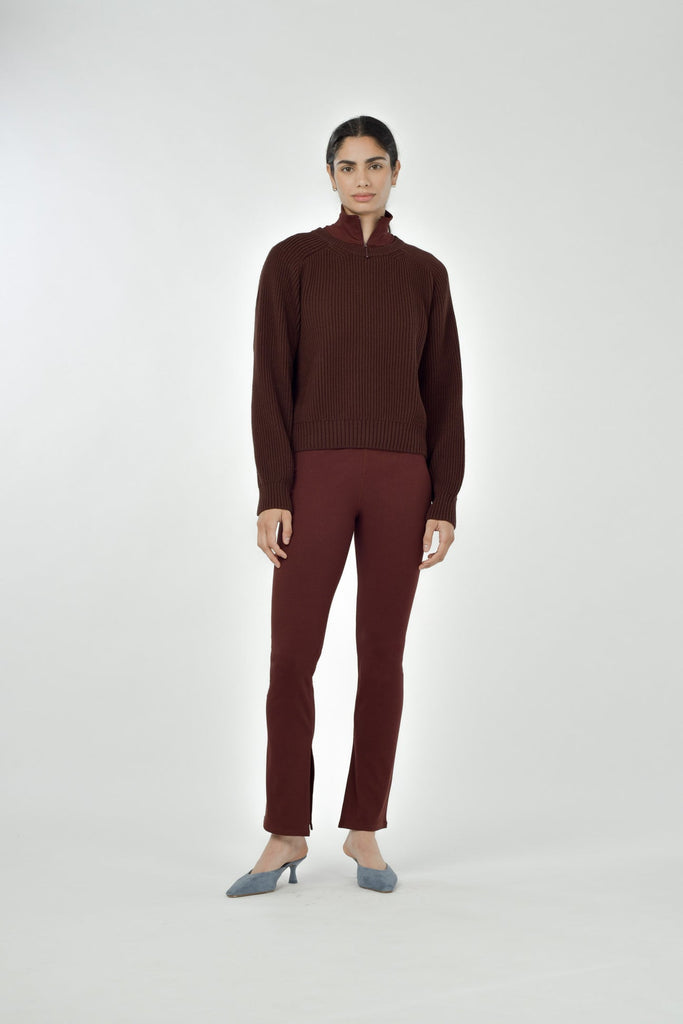 Paper Label Avery Crew Neck Cotton Sweater