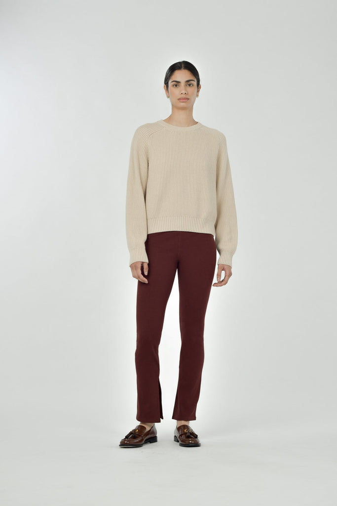 Paper Label Avery Crew Neck Cotton Sweater