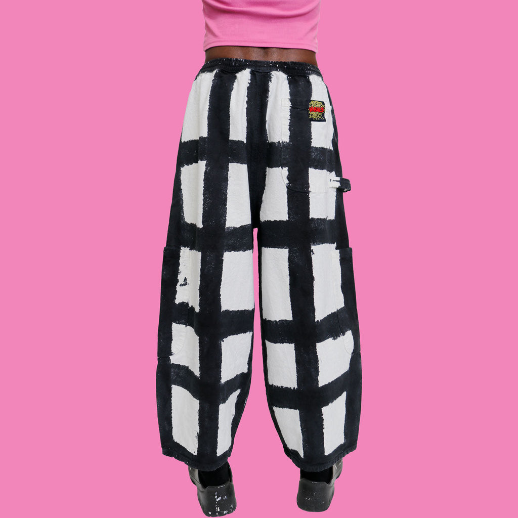 Meals Clothing Licorice Check Chef Pant