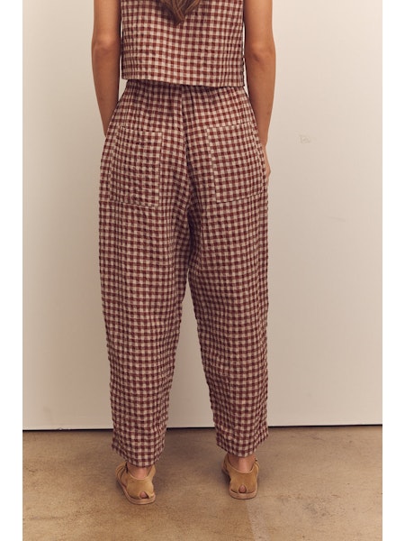 Amente Drawstring Easy Brick Pants