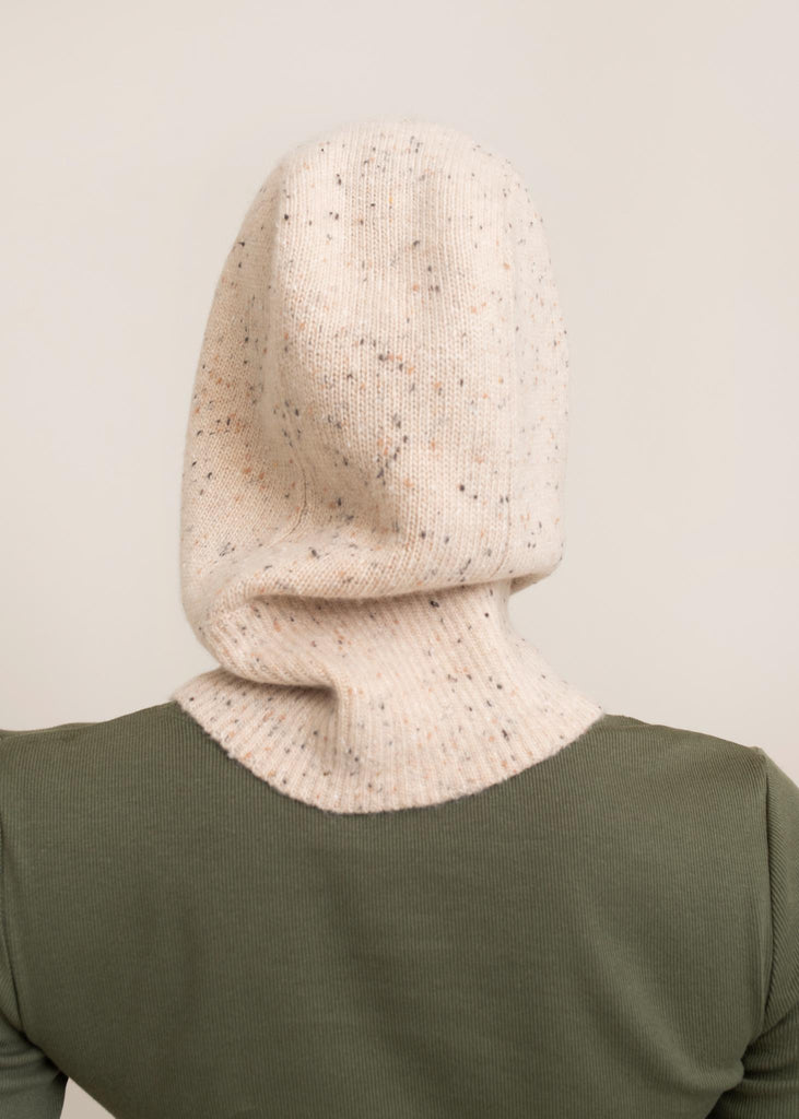 Paper Label Knitted Bara Hood