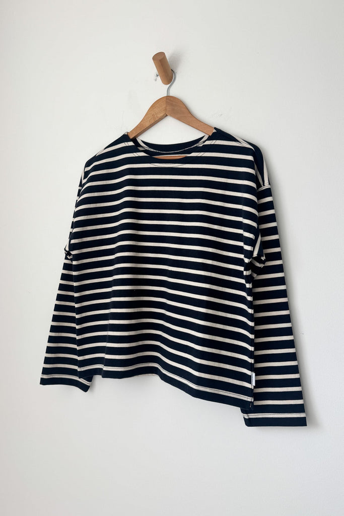 Le Bon Shoppe - Sailor Striped Tee White Stripe on Navy