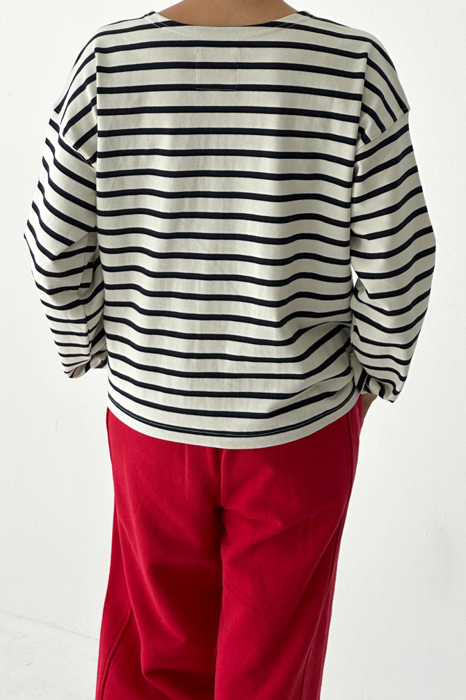 Le Bon Shoppe - Sailor Top Striped Long-Sleeve Tee