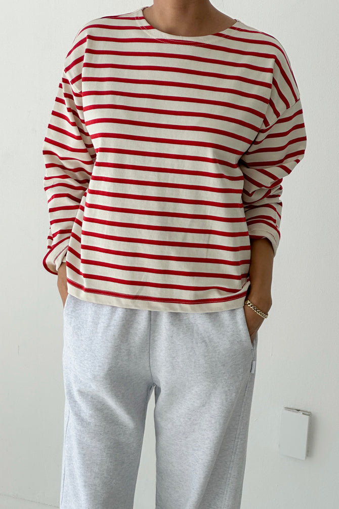 Le Bon Shoppe - Sailor Top Striped Long-Sleeve Tee