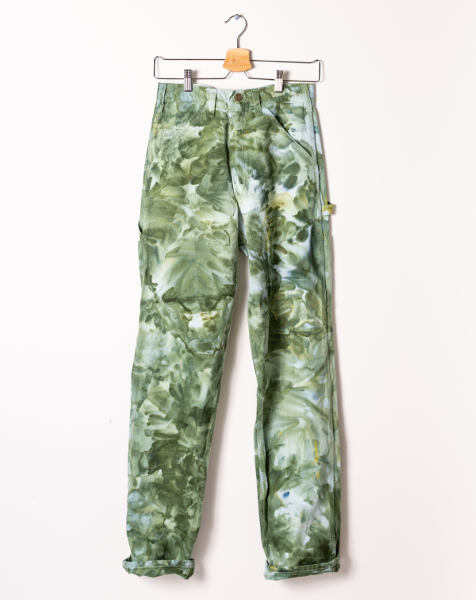 Riverside Tool & Dye X Stan Ray Dyed Painters Pants - Kelp