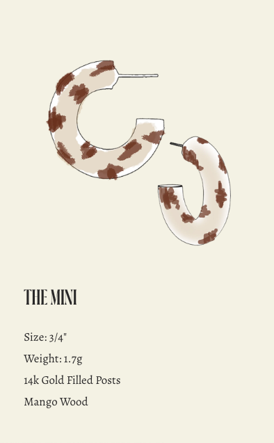 Binky and Lulu Mini Hoop Earring