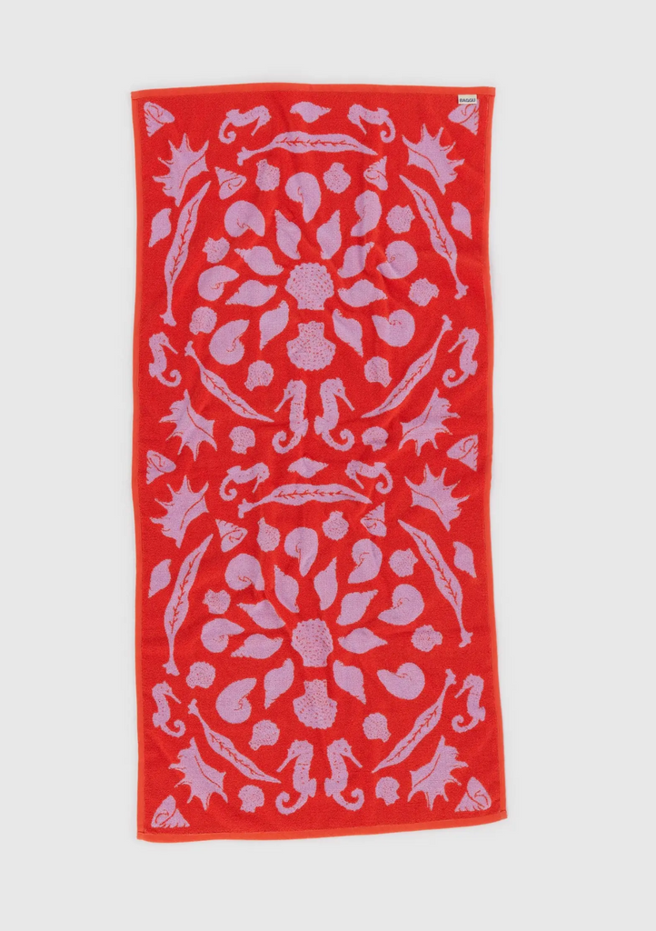 Baggu Bath Towel Sea Shells