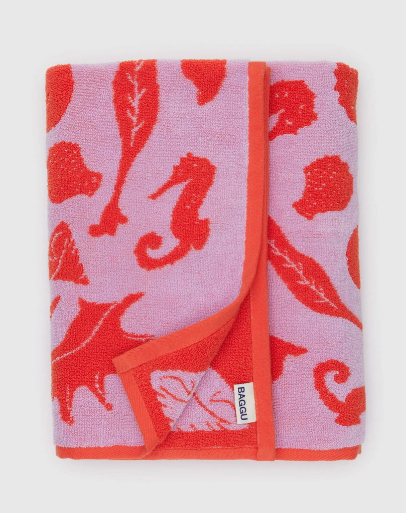 Baggu Bath Towel Sea Shells