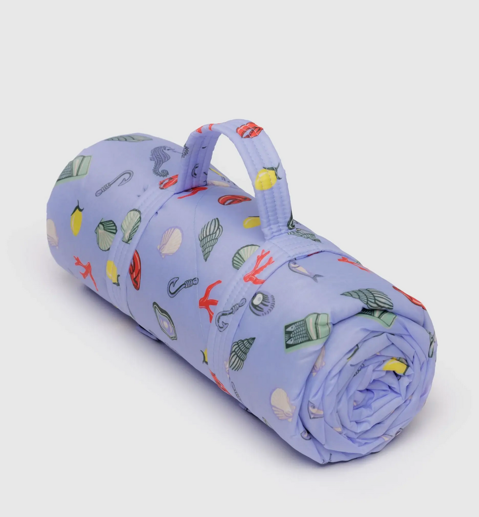 Baggu Puffy Picnic Blanket Sea Charms